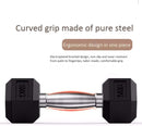 Mancuerna Pesa Hexagonal Recubierta 5kg Cada Una Kit 2 Pzs