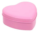 Latas para velas en forma de corazón