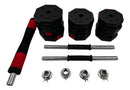 Juego de mancuernas ajustables de 20kg