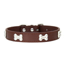 Collar para perritos en forma de hueso