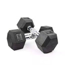 Mancuerna Pesa Hexagonal Recubierta 5kg Cada Una Kit 2 Pzs