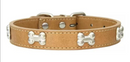 Collar para perritos en forma de hueso