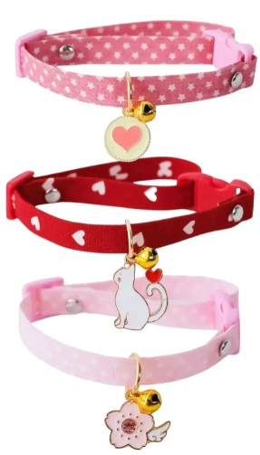 Set de 3 collares para gato estilo japonés