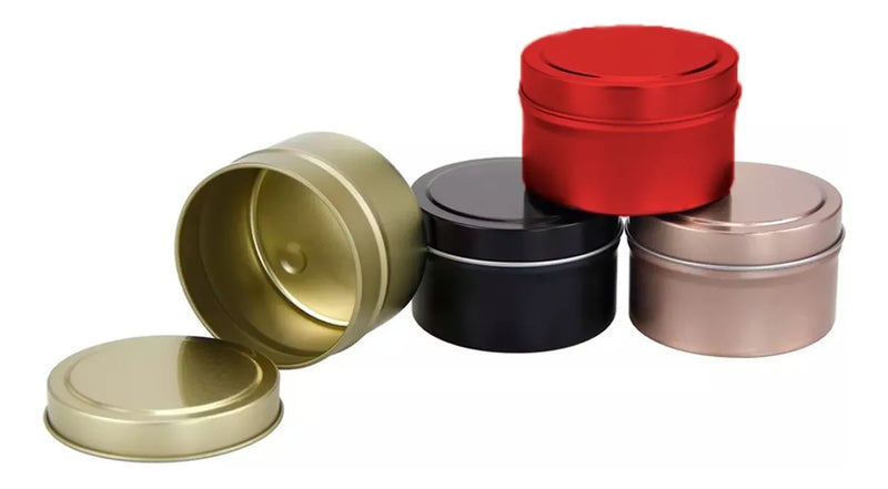 Set de 16 piezas de latas lisas