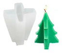 Molde de silicón en forma de árbol de navidad