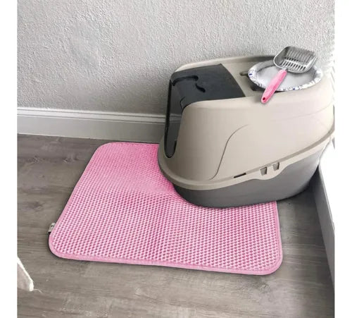 Tapete para arena de gato