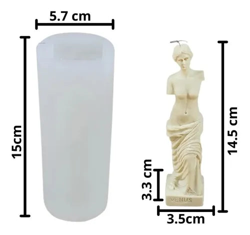 Molde venus de silicón