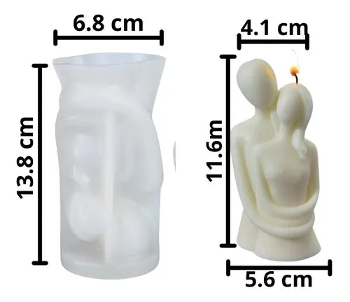 Molde novios silicón
