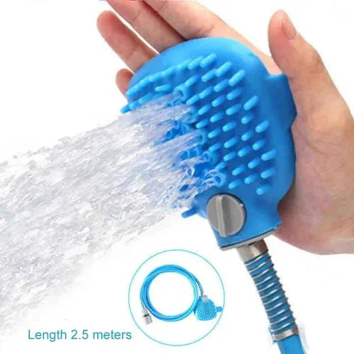 Guante de baño con maguera