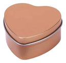 Latas para velas en forma de corazón