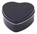 Latas para velas en forma de corazón