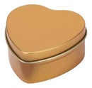 Latas para velas en forma de corazón