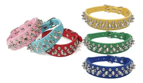 Collar para perros con picos