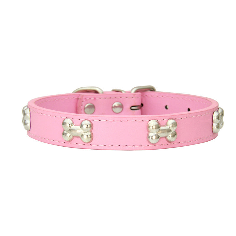 Collar para perritos en forma de hueso