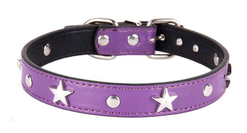 Collar para perro con diseño de estrellas