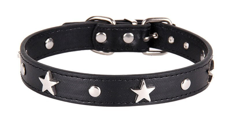 Collar para perro con diseño de estrellas