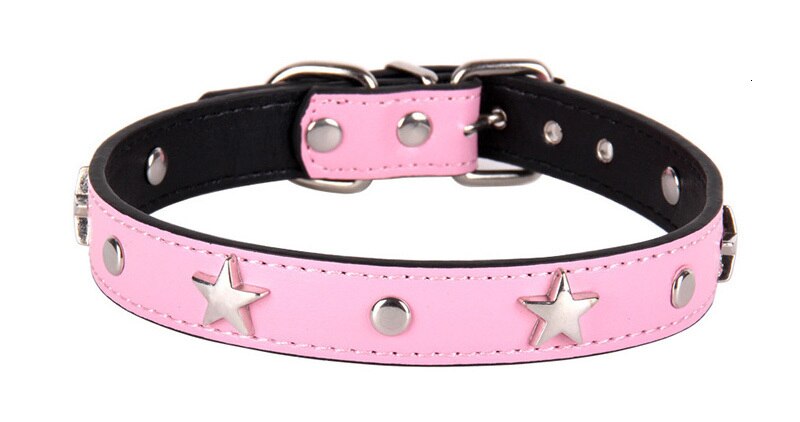 Collar para perro con diseño de estrellas