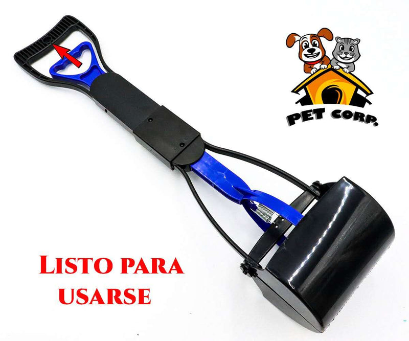 Recogedor de Heces tamaño grande de 60cm Plegable  ( Ideal para perros y gatos )