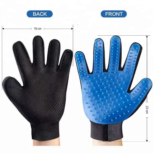 Guantes para Cepillar Mascotas 1 par ( Mano derecha E Izquierda )