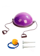 Bosu Ball Entrenador de equilibrio Crossfit-Balance-Yoga-Pilates Incluye ligas de Resistencia