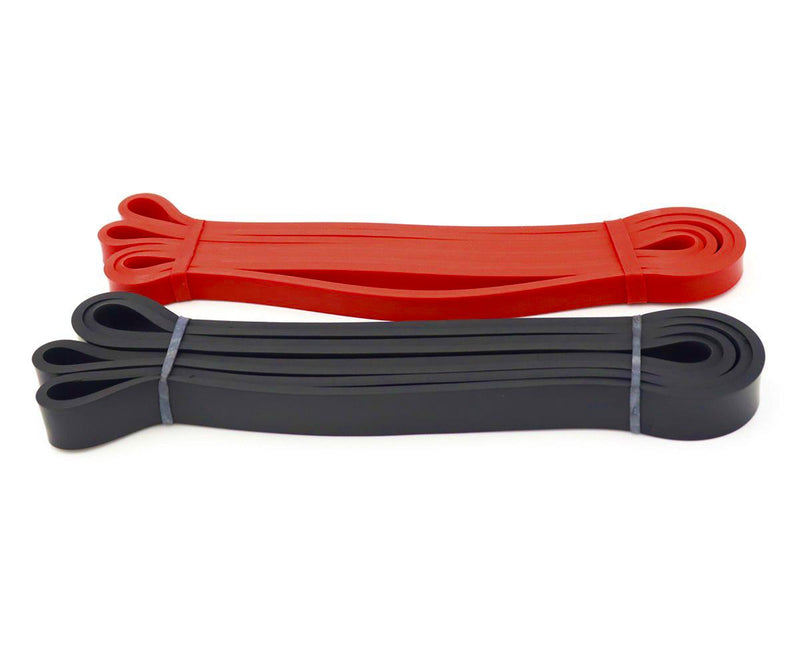 Bandas De Resistencia Pull Ups Ejercicio Kit 2 piezas Negra y Roja