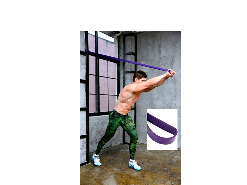 Banda De Resistencia Pull Ups Crossfit Kit 2 Piezas Verde Y Morado